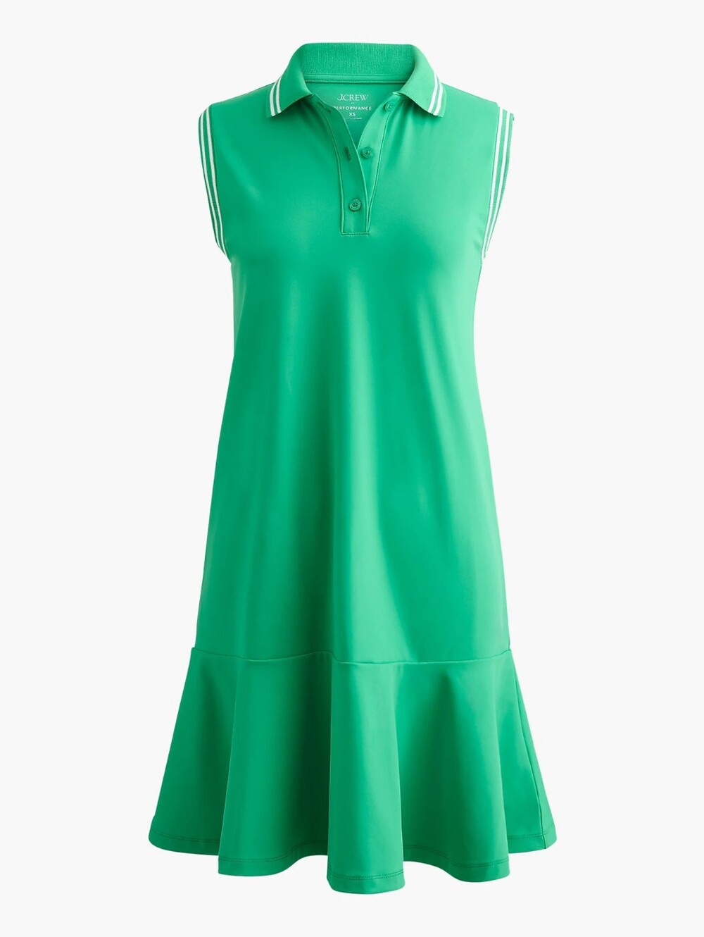 NWOT J. Crew Factory Active Polo Dress Summer Green Small Women's Tennis